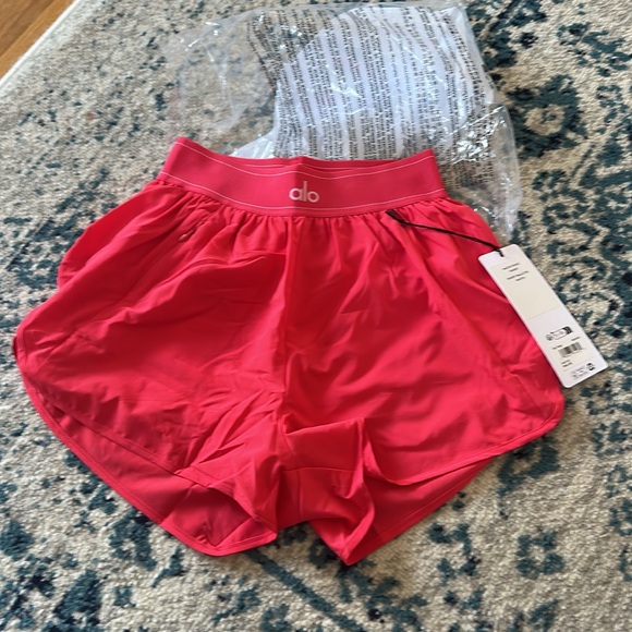 ALO Yoga Pants - **SOLD**NWT Alo yoga match point short candy red XS
